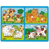 Animale cu pui formă puzzle din lemn - Woodyland - a/n/animale-cu-pui-forma-puzzle-din-lemn-woodyland.jpg