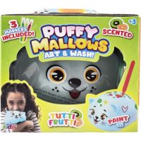 Animăluț marshmallow pufoș: Tutti Frutti - alb