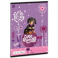 Ars Una: Cute Animals - Caiet cu linii cu cățeluș teckel A/5 - a/r/Ars-Una-Cute-Animals--Caiet-cu-linii-cu-catelus-teckel-A-5-1.jpg