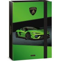 Ars Una: Cutie pentru caiete A/4, verde, cu imprimeu Lamborghini - a/r/Ars-Una-Cutie-pentru-caiete-A-4-verde-cu-imprimeu-Lamborghini-1.jpg