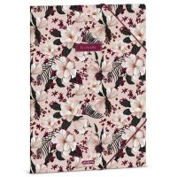 Ars Una: Flowery Pink mapă cu flori și elastic A/4 - a/r/Ars-Una-Flowery-Pink-mapa-cu-flori-si-elastic-A-4-1.jpg