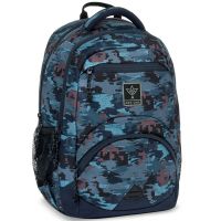 Ars Una: Rucsac ergonomic pentru școală, model camuflaj albastru Hyde, 33x45x24cm - a/r/Ars-Una-Rucsac-ergonomic-pentru-scoala-model-camuflaj-albastru-Hyde-33x45x24cm-1.jpg