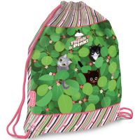 Ars Una: Săculeț pentru sport cu pisică Think Pink, 32x42cm - a/r/Ars-Una-Saculet-pentru-sport-cu-pisica-Think-Pink-32x42cm-1.jpg