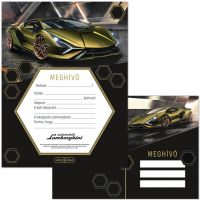 Ars Una: Set de 10 invitații cu model Lamborghini galben și plicuri - a/r/Ars-Una-Set-de-10-invitatii-cu-model-Lamborghini-galben-si-plicuri-1.jpg