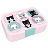 Ars Una: Think Pink cutie pentru gustări compartimentată cu pisici 15,3×21,6×5,2 cm - a/r/Ars-Una-Think-Pink-cutie-pentru-gustari-compartimentata-cu-pisici-15-3-21-6-5-2-cm-1.jpg