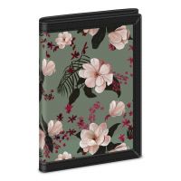 Ars Una: portofel verde cu flori 9x12,5x2 cm - a/r/Ars-Una-portofel-verde-cu-flori-9x12-5x2-cm-1.jpg