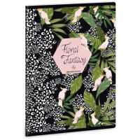 Ars Una: Floral Kakadu caiet cu pătrățele A5 40 file - a/r/ars-una-floral-kakadu-caiet-cu-patratele-a5-40-file.jpg