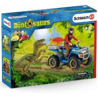 Schleich: Set de evadare cu quad de la Velociraptor (41466)