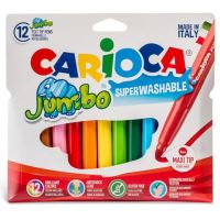 Jumbo Marekere în suport plastic 12 bucăţi - Carioca - b/4/b468be8fbc1e4525bb1273527d1cf7386e3b20cad3b0541c2c5ca40a9d75e1d5.jpg