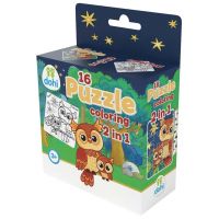 Puzzle de colorat 2 în 1 cu 16 piese - Bufniță - b/8/b823e658061715144a75a6f2376d4e272b308c38440aeffe20c4f26c6a7421ca.jpg