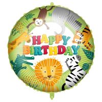 Balon folie de ziua de naștere – cu inscripția „Happy Birthday”, model cu animale de junglă, 46 cm - b/a/Balon-folie-de-ziua-de-nastere---cu-inscriptia--Happy-Birthday---model-cu-animale-de-jungla-46-cm-1.jpg