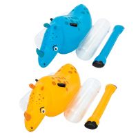 Bestway: Kids Rhino — jucărie de piscină cu rinocer, set de 2 bucăți pentru copii, 148x89x61 cm