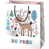 Be Free cerb pungă cadou dimensiune normală 11x6x14cm - b/e/be-free-cerb-punga-cadou-dimensiune-normala-11x6x14cm.jpg