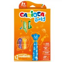 Carioca: Set de 12 markere colorate cu ursuleți pentru copii, lavabile - b/e/befea8ebacc26250c3f05de3ed37c93aba26e2fe5ff3c2418cae53eebf163b43.jpg