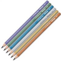Ars Una: triunghi creion grafit cu buline argintiu HB - b/f/bfe3648c02ffd3c3e35644371c2e569a49e2de4aa4685d7cdfc1d42fcc2b21fc.jpg