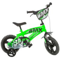 Bicicletă BMX de 12” pentru copii cu roți ajutătoare, în culorile verde-negru – bicicletă Dino Bikes - b/i/Bicicleta-BMX-de-12--pentru-copii-cu-roti-ajutatoare-in-culorile-verde-negru---bicicleta-Dino-Bikes-1.jpg