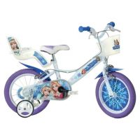 Bicicletă Dino Bikes cu model Reginei Zăpezii, mărimea 12