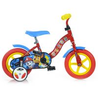 Bicicletă pentru copii Patrula Cățelușilor, roșu-albastru, mărimea 10 - Dino Bikes