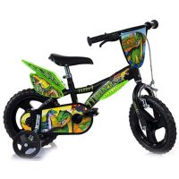 Bicicletă pentru copii cu dinozaur T-Rex, mărimea 12 - bicicletă Dino Bikes