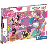 Minnie Mouse și prietenii Supercolor Maxi puzzle 104 bucăți - Clementoni