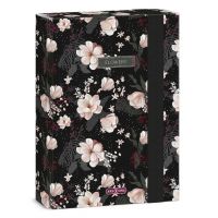 Ars Una: Flowery Black cutie pentru caiete format A/5 - c/0/c0dea2059f0b1e6046548c264bea9b2eb052a95a5de18c574bac6d5aad85e8e4.jpg
