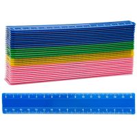 Nebulo: Règle en plastique de plusieurs couleurs 16cm