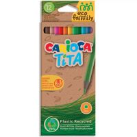 Tita Eco Family set 12 bucăți creioane colorate - Carioca - c/7/c76e22683fa6e33c5c54ebeedc3aa52e3334fdca7e4bf49b129f70c8c806e534.jpg