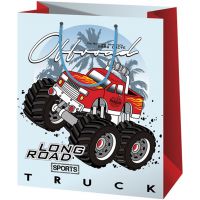 Cardex: Pungă cadou de mărime medie cu camion monstru roșu-alb, 17,8x10x23cm - c/a/Cardex-Punga-cadou-de-marime-medie-cu-camion-monstru-rosu-alb-17-8x10x23cm-1.jpg