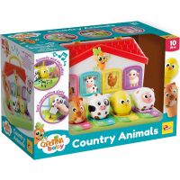 Carotina Baby: Joc educativ de potrivire cu animale de la fermă - Lisciani