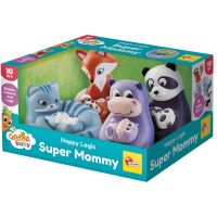 Carotina Baby: Super Mommy animale și puii lor joc educativ pentru dezvoltarea abilităților - Lisciani