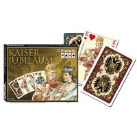 Cărţi de remi lux - Kaiser Jubilaum 2x55 cărţi - Piatnik