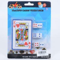 Cărți poker cu 6 bucăți de zar