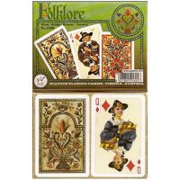Cărți remi de lux - Folklore 2x55 lap - Piatnik