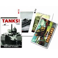 Cărţi remi exclusiv - Tancuri 1x55 cărţi - Piatnik