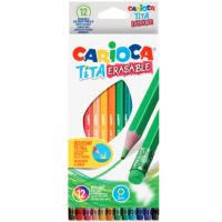 Carioca: Tita antirupere set creioane colorate cu radieră 12 bucăţi - c/b/cb9c85b90b721dcdf368f5b29a7a1cb1389dfc823ca6f58d3a50b76c70d01b48.jpg