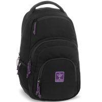 Ars Una: ghiozdan/rucsac școlar pentru fete, negru-violet, Cordura, AU-2 32x46x22 cm - c/f/cf60569ca58a637539f37334011cb678fb1d756274c316d95a2cd828626f5a9e.jpg