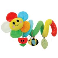 Clementoni Baby: Jucărie de pluș pentru cărucior – Grădina fermecată
