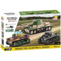 COBI: Panzer I, Renault R35 și Valentine IX – Set de construcție 3 în 1 (2740) - c/o/COBI-Panzer-I-Renault-R35-si-Valentine-IX---Set-de-constructie-3-in-1-2740--1.jpg
