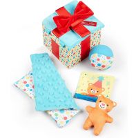Cutie de lemn cu surprize pentru bebeluși, set de 5 bucăți - Melissa & Doug