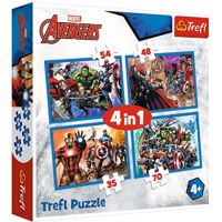 Curajosi Avengers 4 in 1, 35-48-54-70 bucăți puzzle - Trefl - c/u/curajosi-avengers-4-in-1-35-48-54-70-bucati-puzzle-trefl.jpg