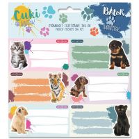 Ars Una: Animăluțe drăguțe Etichetă pentru caiete Lăbuțe curajoase pachet 3x6 bucăți - d/1/d151e4072583c9996058d36bededa6d8a11a783466f0c52de803abd50645d3a7.jpg