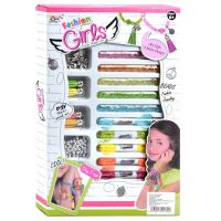Fashion Girls: Set de fabricare a brățărilor din fire cu peste 100+ de margele colorate și accesorii - d/4/d4b4ac4884b5638614c9e9a20478afa00c9183c1f207719649f7572bf0cd7d57.jpg