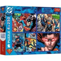 DC: Superman cel curajos puzzle 4x250 piese - Trefl - d/c/DC-Superman-cel-curajos-puzzle-4x250-piese--Trefl-1.jpg