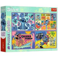 Disney: Minunatul Stitch puzzle 4x250 piese - Trefl - d/i/Disney-Minunatul-Stitch-puzzle-4x250-piese--Trefl-1.jpg