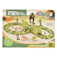 Dino parc set de joacă cu mașinuță, dinozaur 140 bucăți