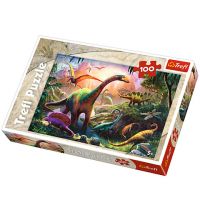 Dinozauri puzzle 100 de bucăţi - Trefl - d/i/dinoszauruszok-foldjen-puzzle-100db-os-trefl.jpg