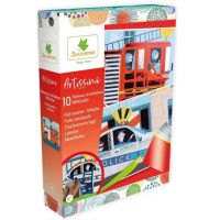 Sycomore: Artissimo Decorați cu folie metalică set creativ - Vehicule