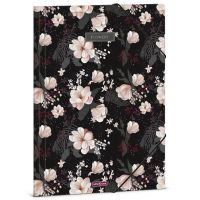 Ars Una: Flowery Black mapă cu flori și elastic A/4 - e/5/e510c4c1f4ac68c8734f9f4921b08a6b323e1e4c950d834f903bbf1524141202.jpg