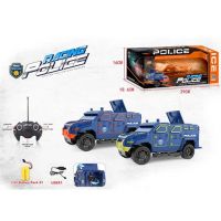 RC mașină de poliție blindată cu lumini 1/16 două variante
