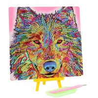 Mozaic cu diamante: Set de pictură cu diamante Lup 20x20 cm - e/8/e8fe4608b8c4aaeb71f0886a811893846c6127774725762c14ea197588c9d6ec.jpg